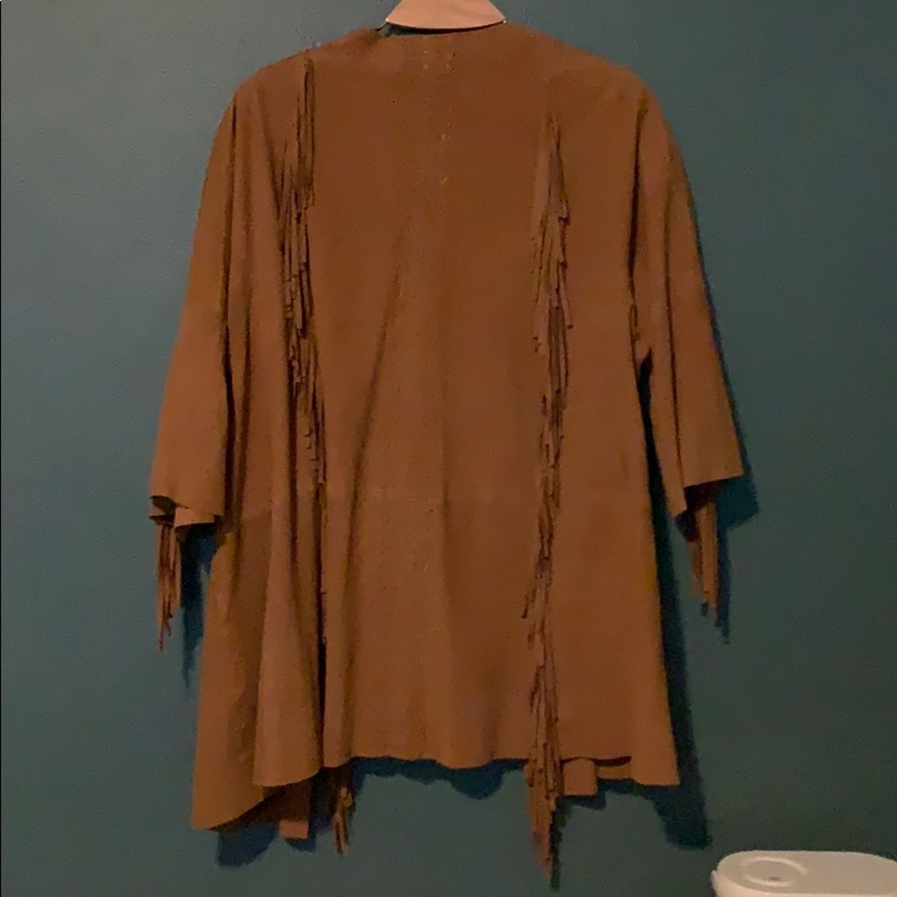 Fringed Leather Jacket - image 5